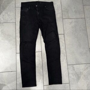 MEN'S H&M Black 'Slim Coupe Etroite' Denim Jeans, sz 30 CN170/76A